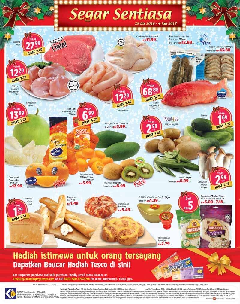 Tesco Malaysia Weekly Catalogue (29 December 2016 - 4 January 2017)