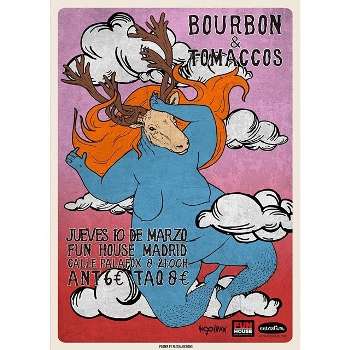 Bourbon + Tomaccos - cartel Madrid