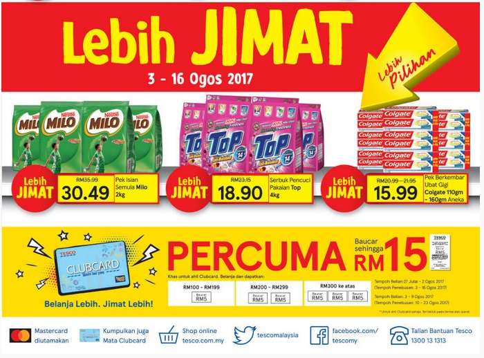 Tesco Malaysia Weekly Catalogue (3 August 2017 - 9 August 2017)