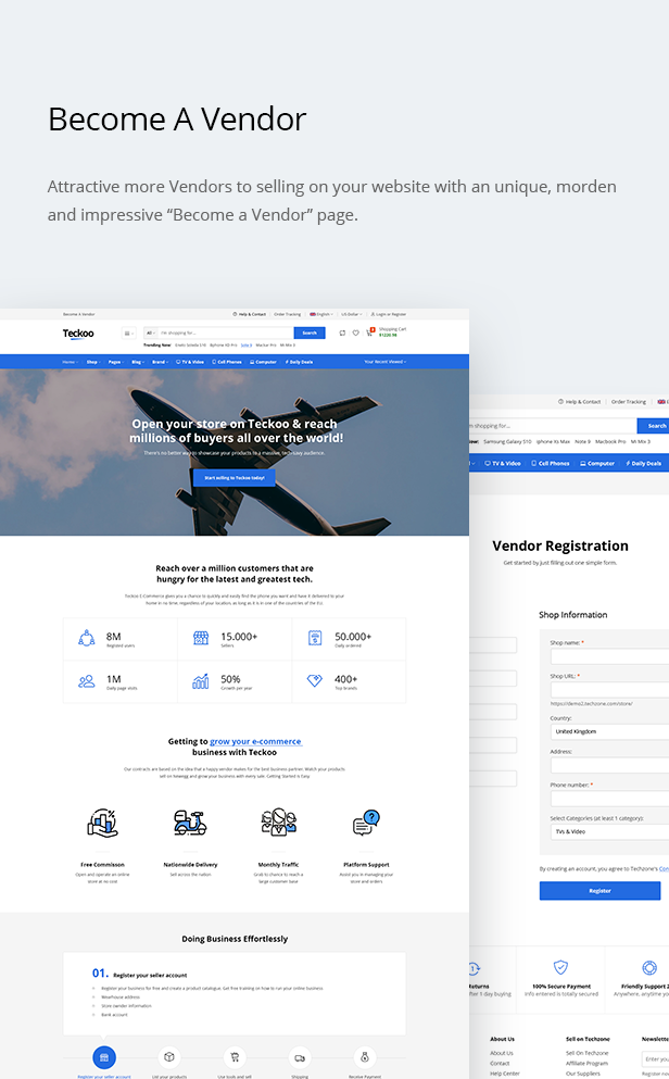 Teckoo - Electronic & Technology Marketplace eCommerce PSD Template - 12