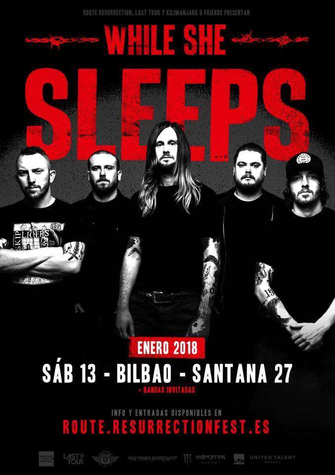While She Sleeps - Spanish Tour 2018