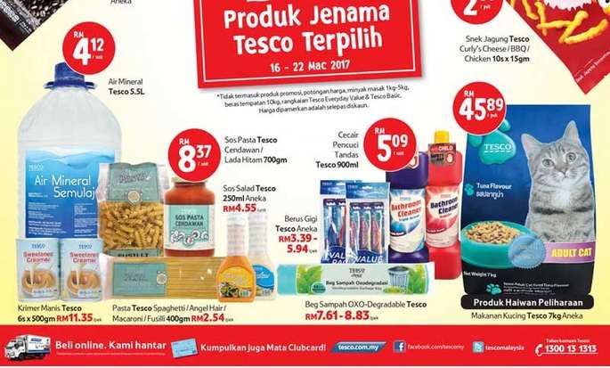 Tesco Malaysia Weekly Catalogue (16 March 2017 - 22 March 2017)