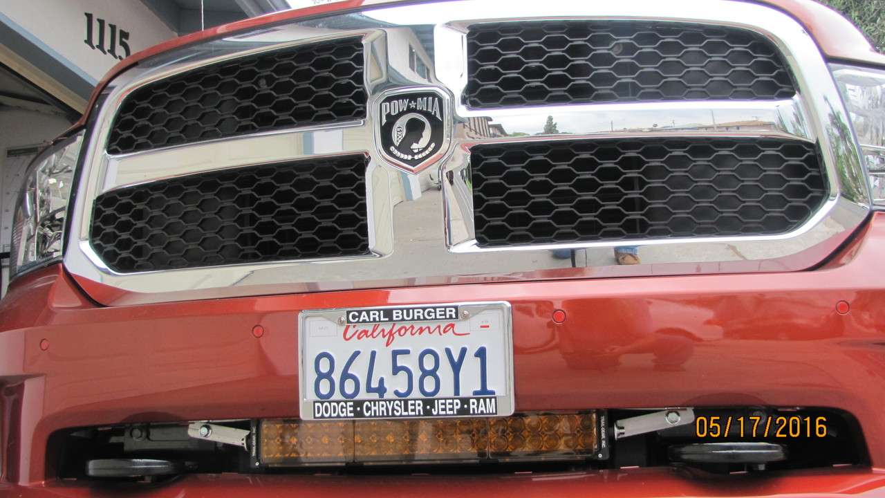 PartsTo Rear Tailgate Lid Head Emblem Badge for 2009-2018 Dodge Ram 1500 and 2010-2018 Dodge Ram 2500 3500