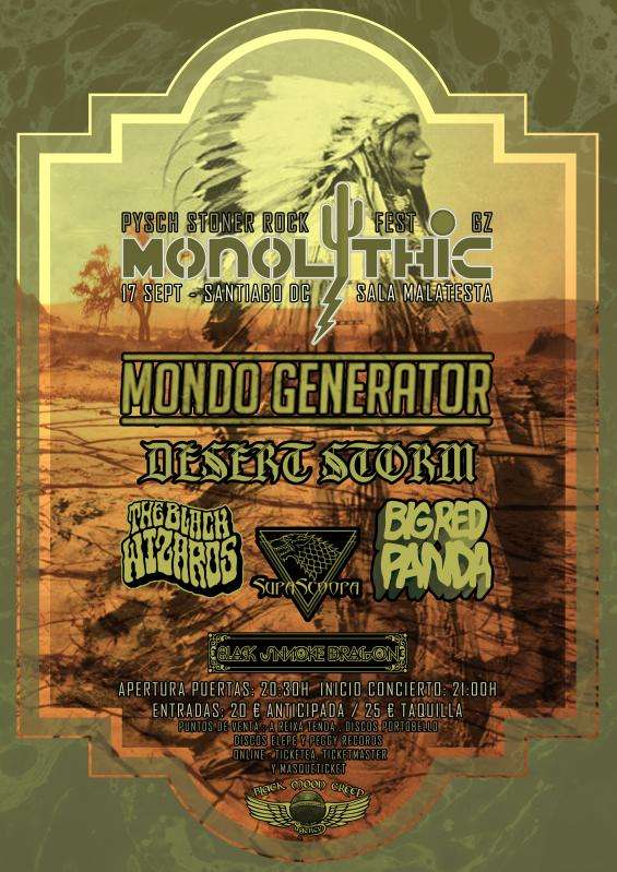 Monolithic Fest - Santiago de Compostela cartel