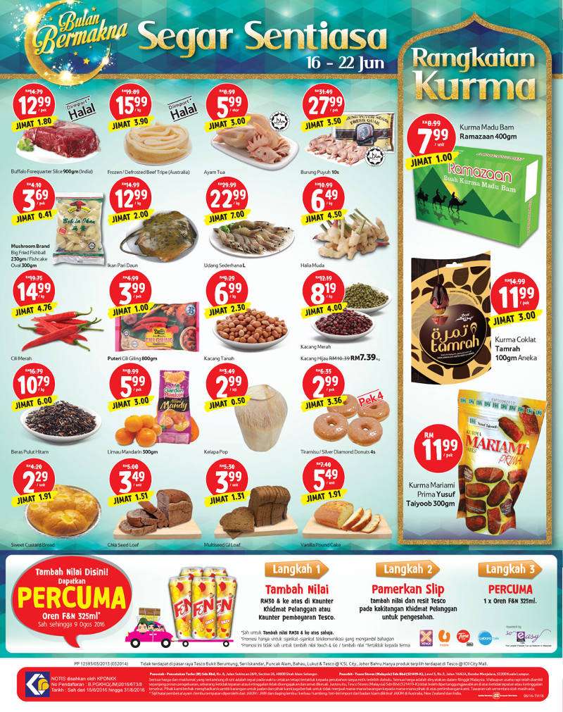 Tesco Malaysia Weekly Catalogue (16 June - 22 June 2016)