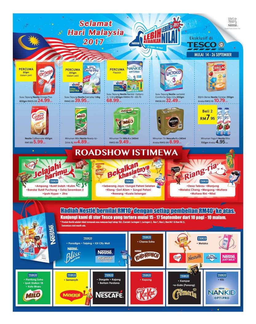 Tesco Malaysia Weekly Catalogue (14 Sep 2017 - 20 Sep 2017)