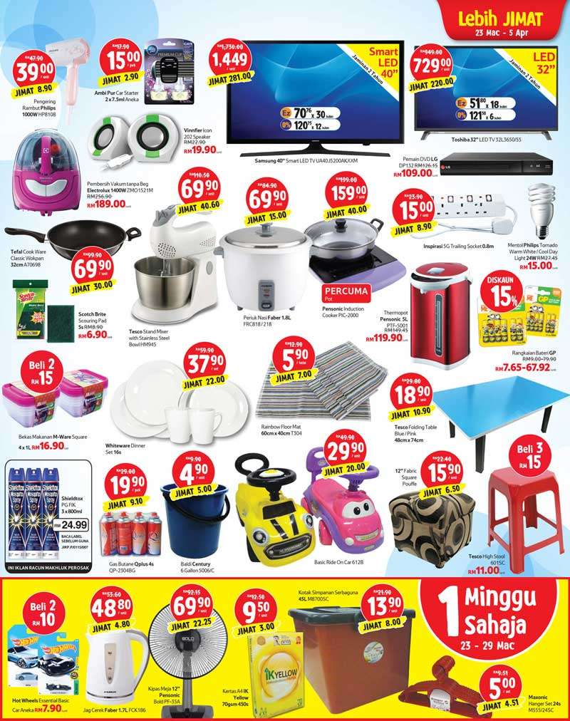 Tesco Malaysia Weekly Catalogue (23 March 2017 - 29 March 2017)