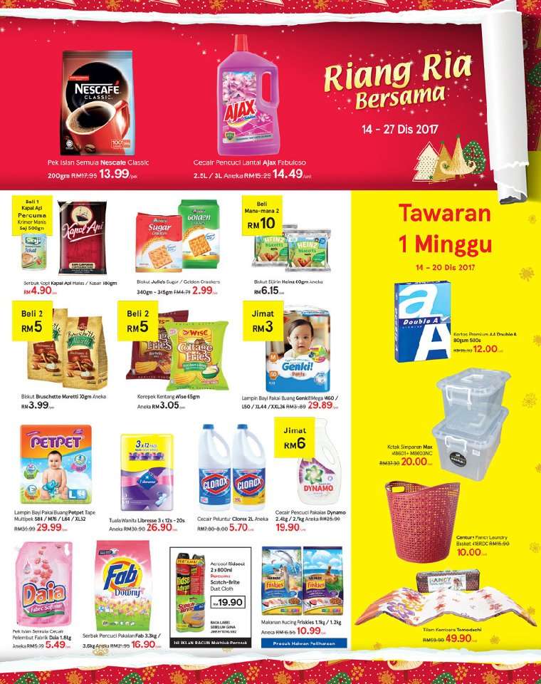 Tesco Malaysia Weekly Catalogue (7 Dec 2017 - 13 Dec 2017)