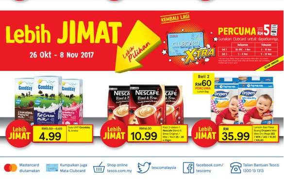 Tesco Malaysia Weekly Catalogue (26 Oct 2017 - 1 Nov 2017)