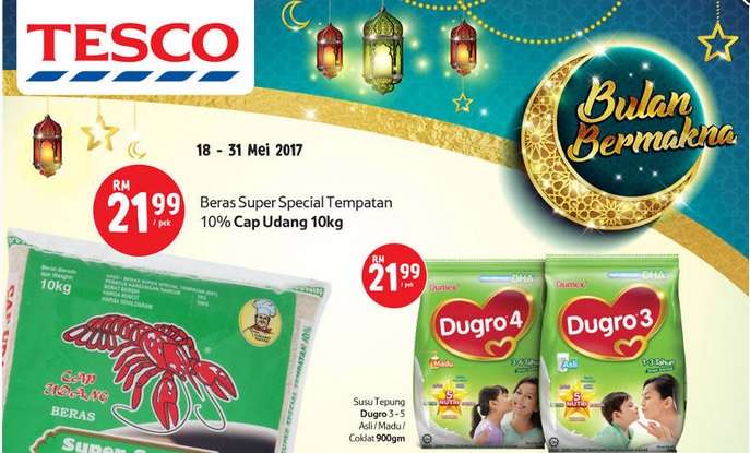 Tesco Malaysia Weekly Catalogue (18 May 2017 - 24 May 2017)
