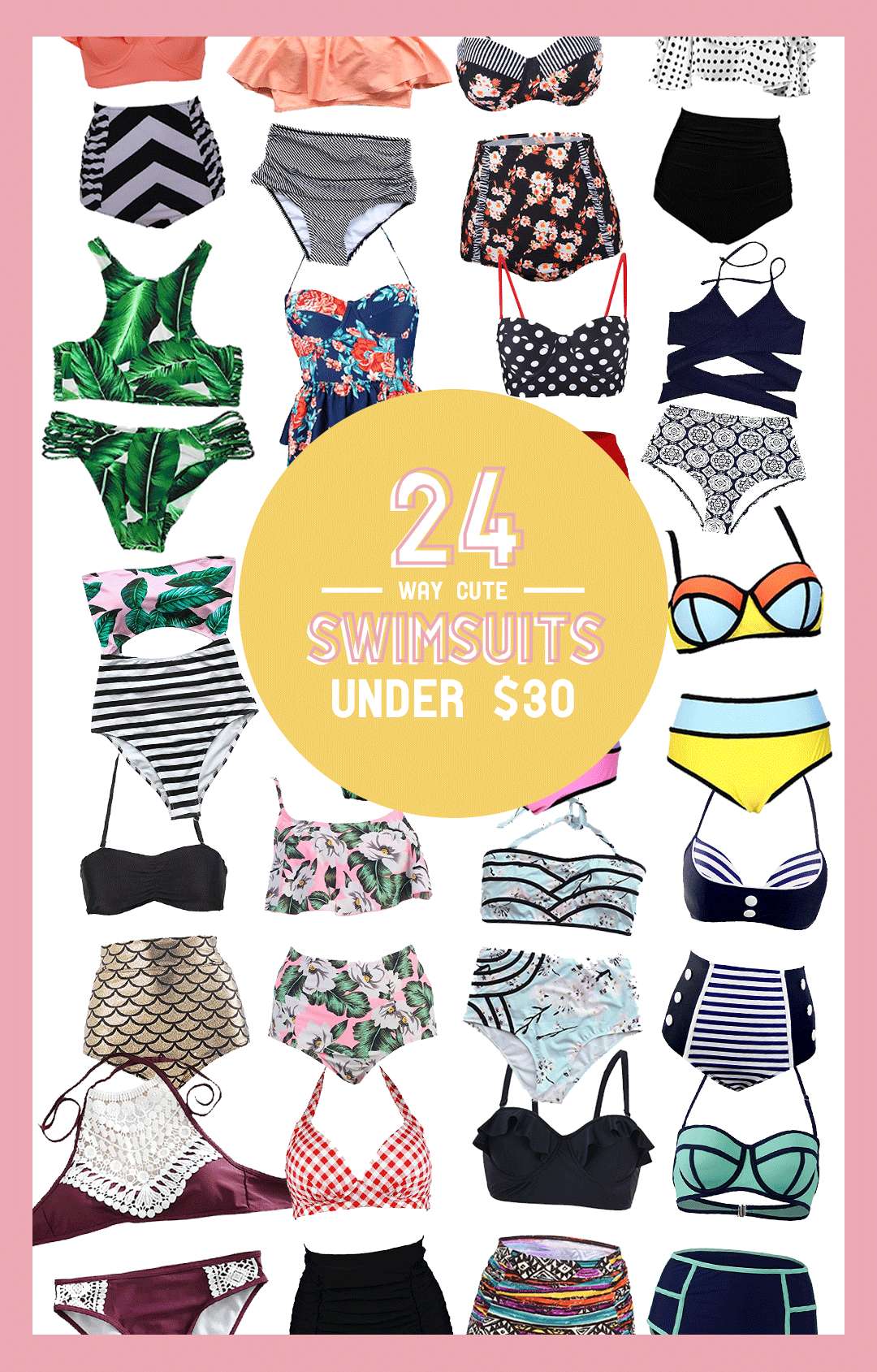 24 Super Cute Swimsuits Under $30