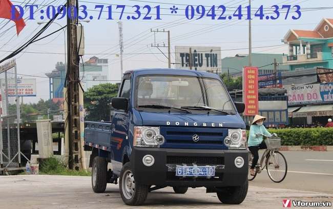 Xe tải nhỏ Dongben 870kg đủ chủng loại thùng giá cạnh tranh giao xe ngay
