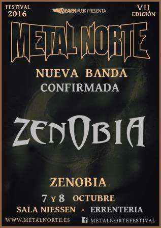 Metal Norte - Zenobia confirmación