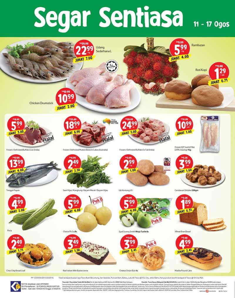Tesco Malaysia Weekly Catalogue (11 August - 17 August 2016)
