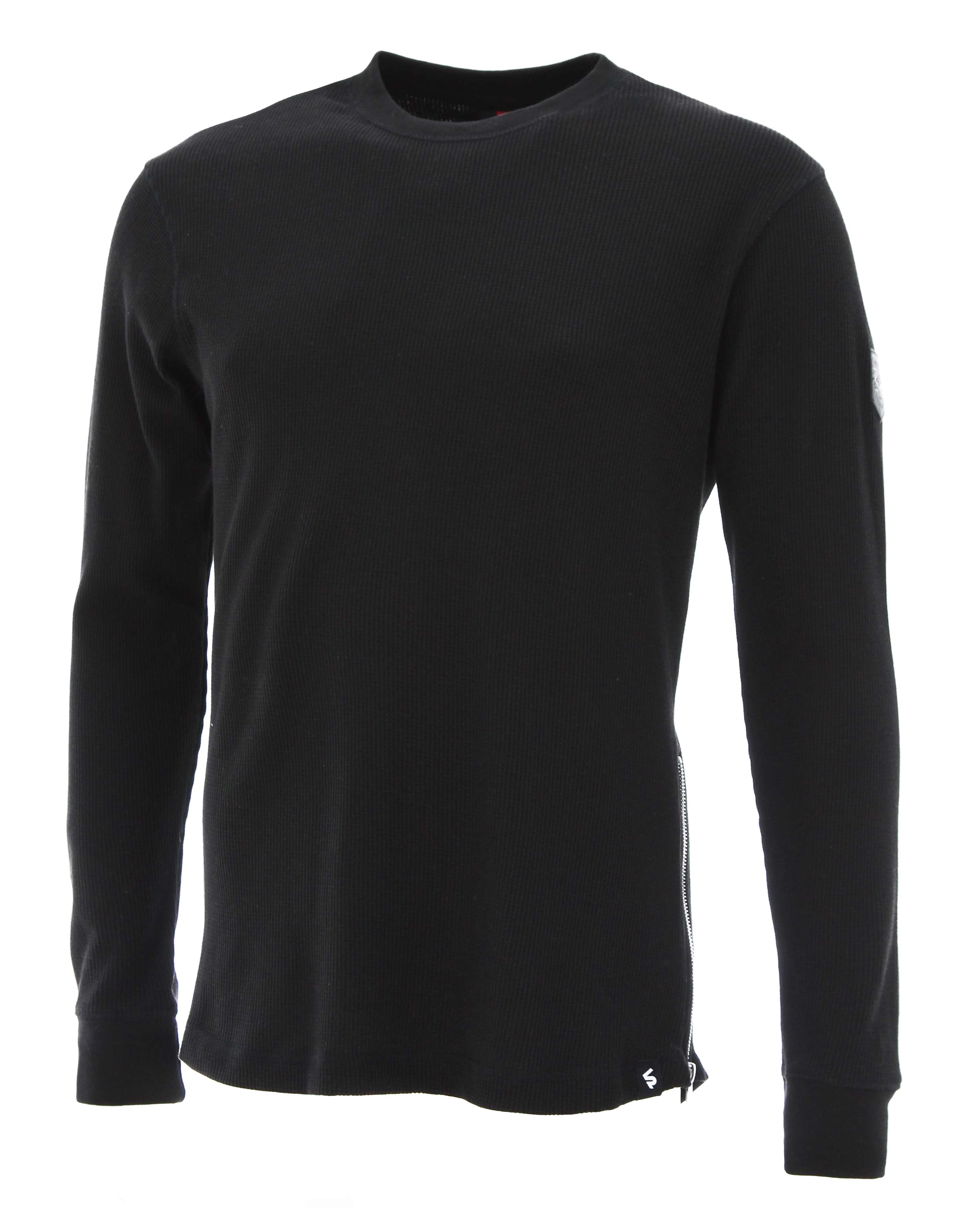 Southpole Men's Scallop Hem Side Zippers Long Sleeve Thermal Shirt | eBay