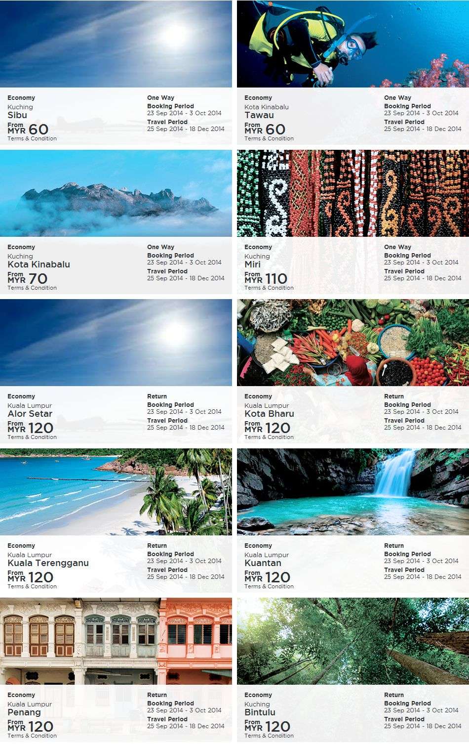 Mas Airlines Deals Of The Day Fares Details