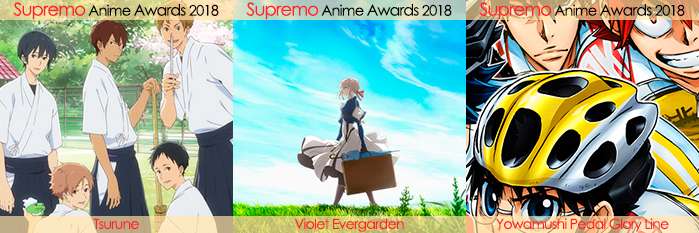 Eliminatorias Nominados a Mejor Anime de Drama 2018