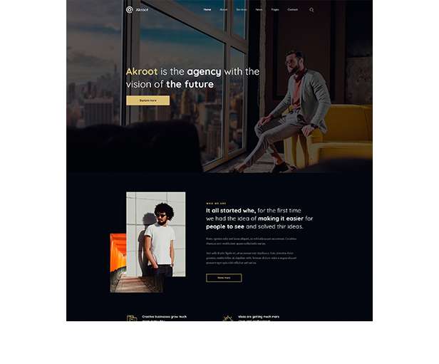 Akroot | It is the Multi-purpose Creative HTML5 Template - 7