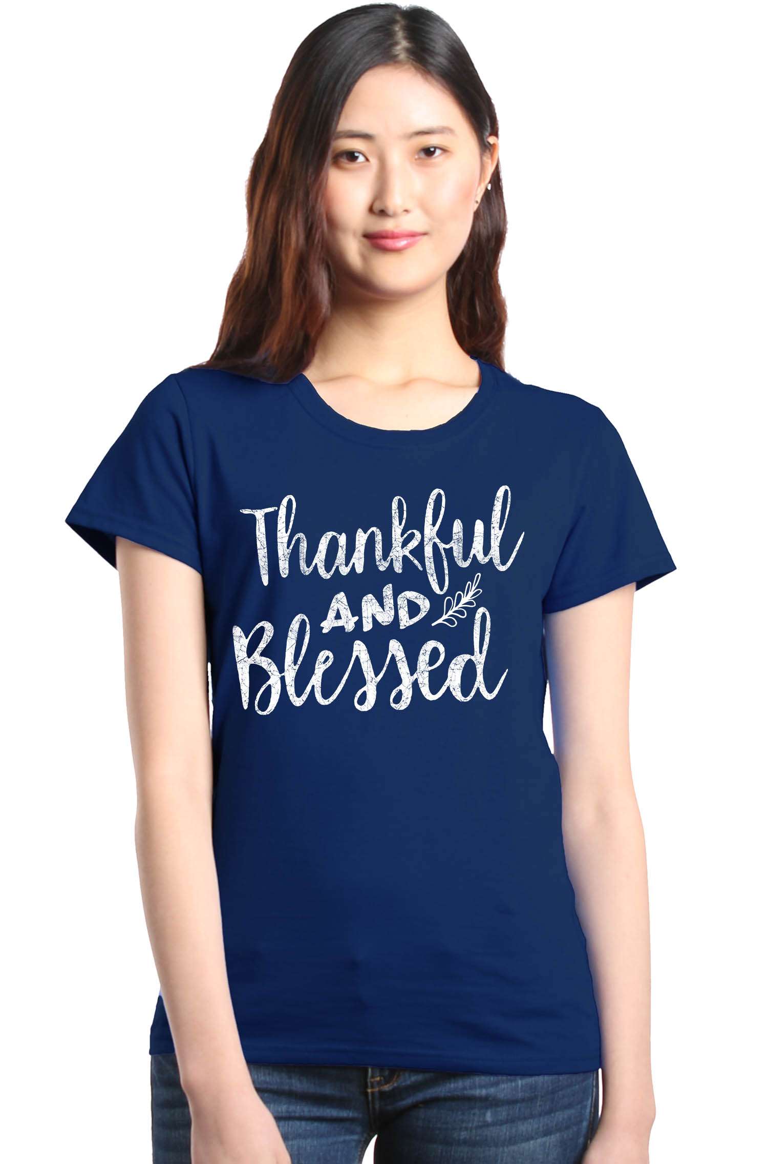 Thanksgiving T-Shirt Blessed Shirts for Women 1 