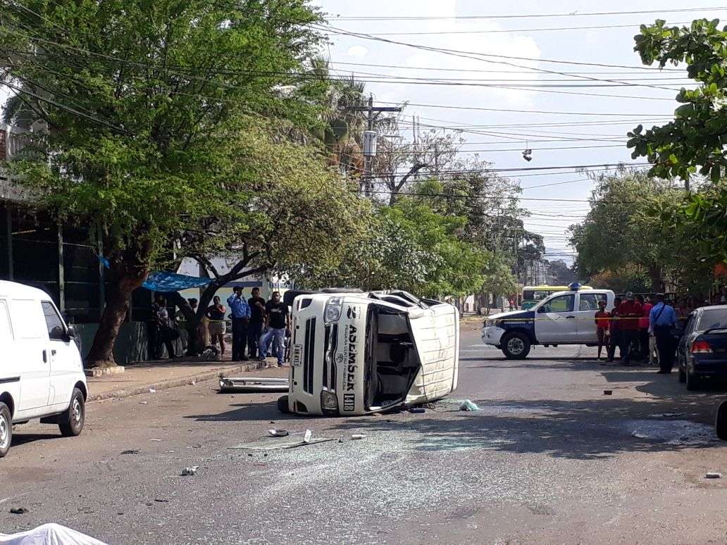 Accidente de bus San Pedro Sula