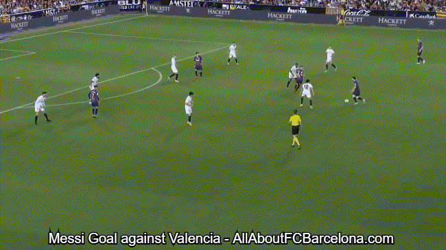 Lionel Messi GIFs against Valencia