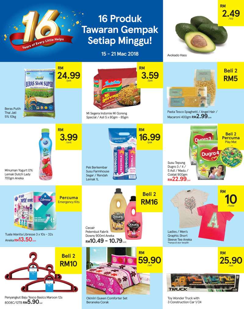 Tesco Malaysia Weekly Catalogue (15 Mar - 21 Mar 2018)