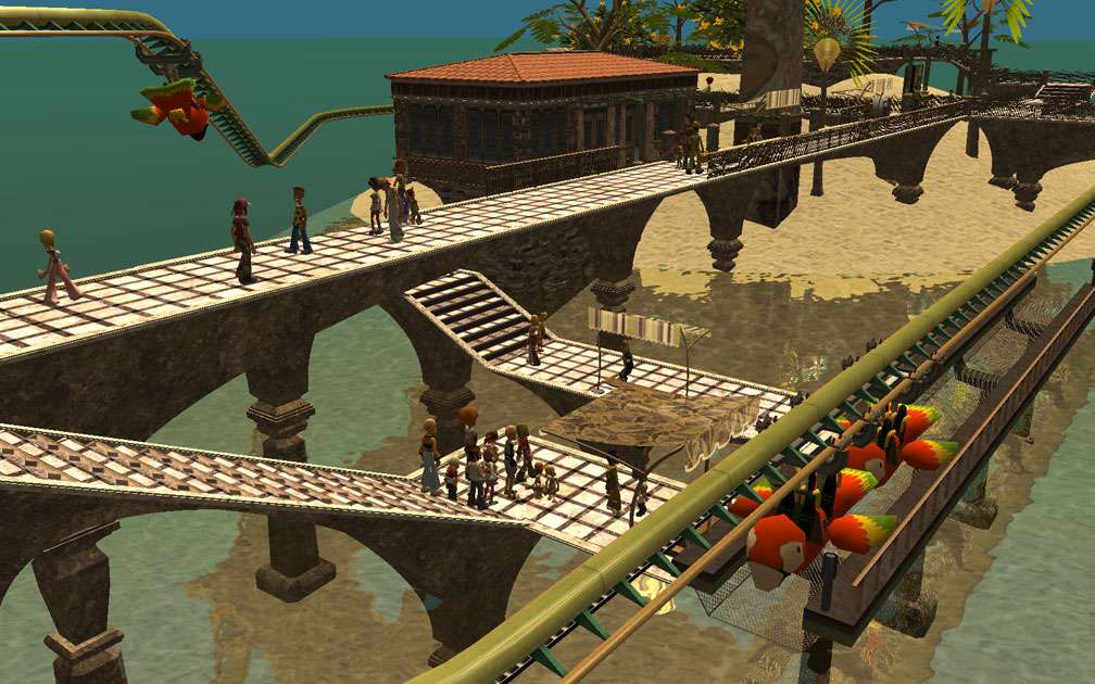 My Projects - TexMod Customized Add-Ins, MakeOvers for My Park - In-Game Suspended Swinging Coaster, Image 07