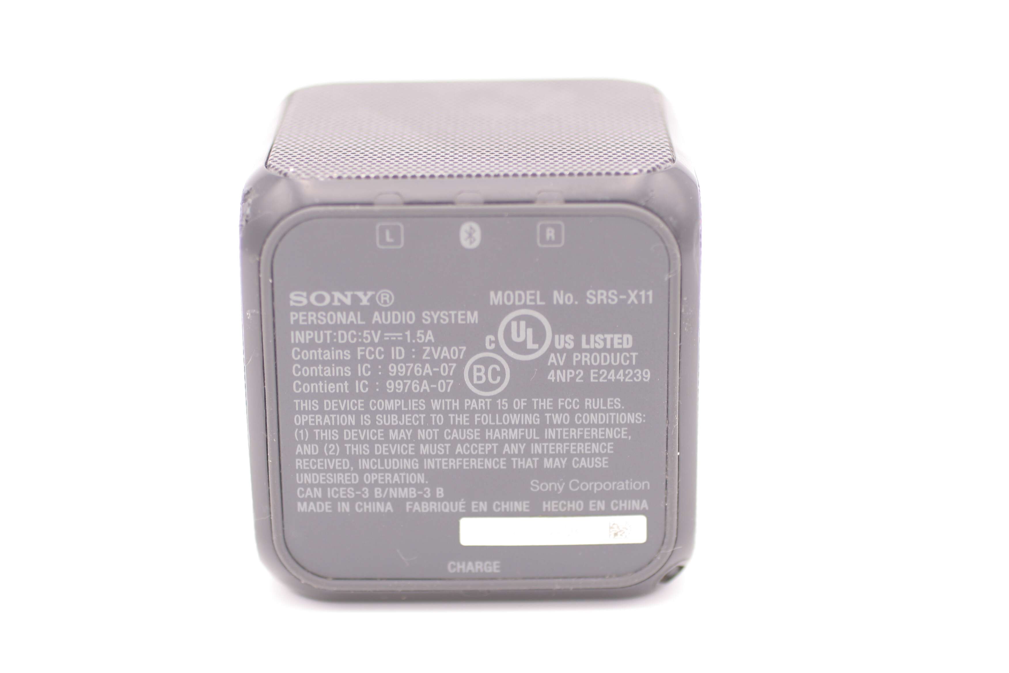White Sony SRS-X11 Ultra-Portable Bluetooth Speaker
