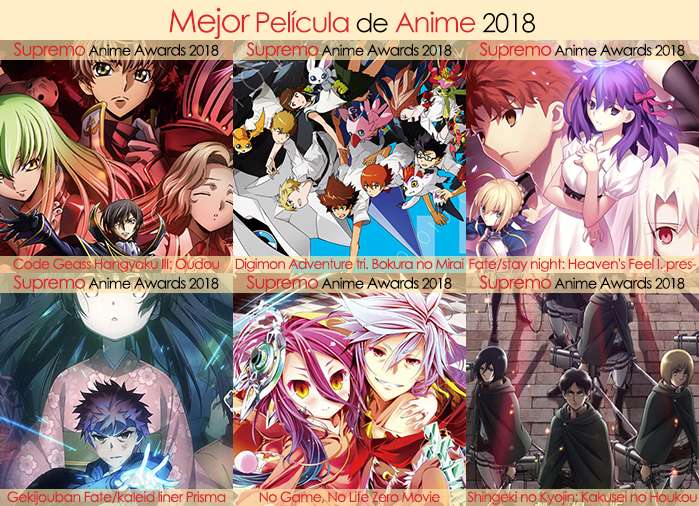Final X Categorias Nominados a Mejor Anime Slice of Life 2018