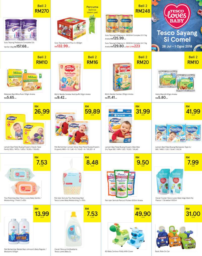 Tesco Malaysia Weekly Catalogue (26 July - 1 August 2018)