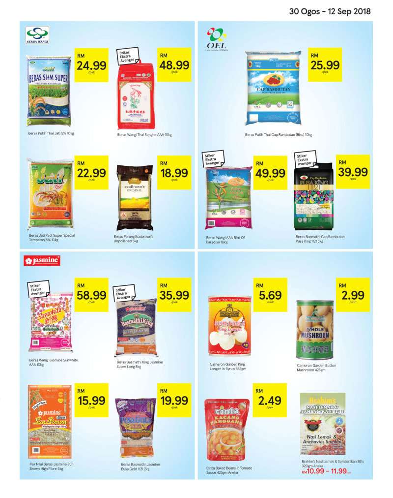 Tesco Malaysia Weekly Catalogue (30 August - 5 September 2018)