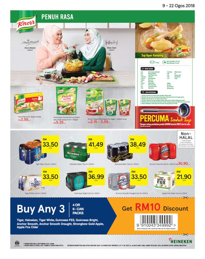 Tesco Malaysia Weekly Catalogue (9 August - 15 August 2018)