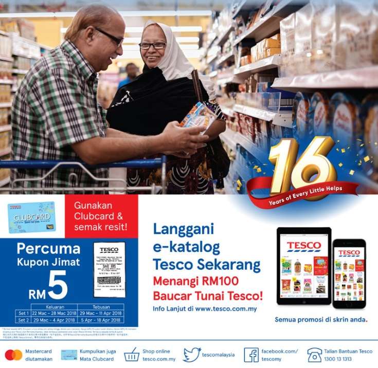 Tesco Malaysia Weekly Catalogue (22 Mar - 28 Mar 2018)