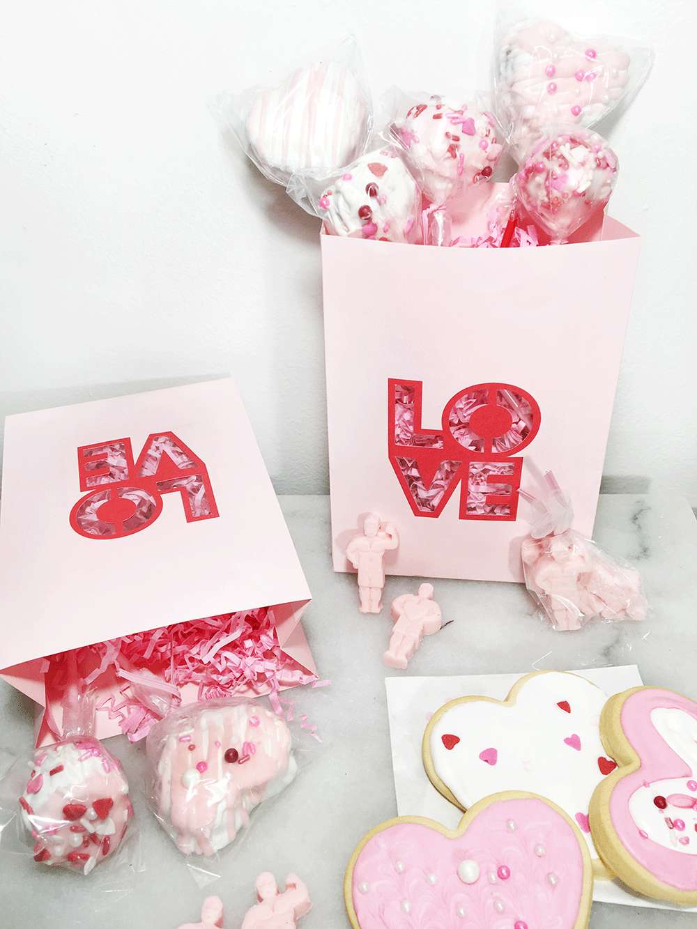 Galentine's Day Sweet Treat Bags with Michaels