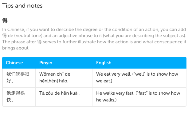 Duolingo doesn't teacher grammar very well