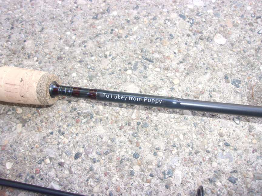 A rod from the "other" side Spin rod Fly Fishing Fly