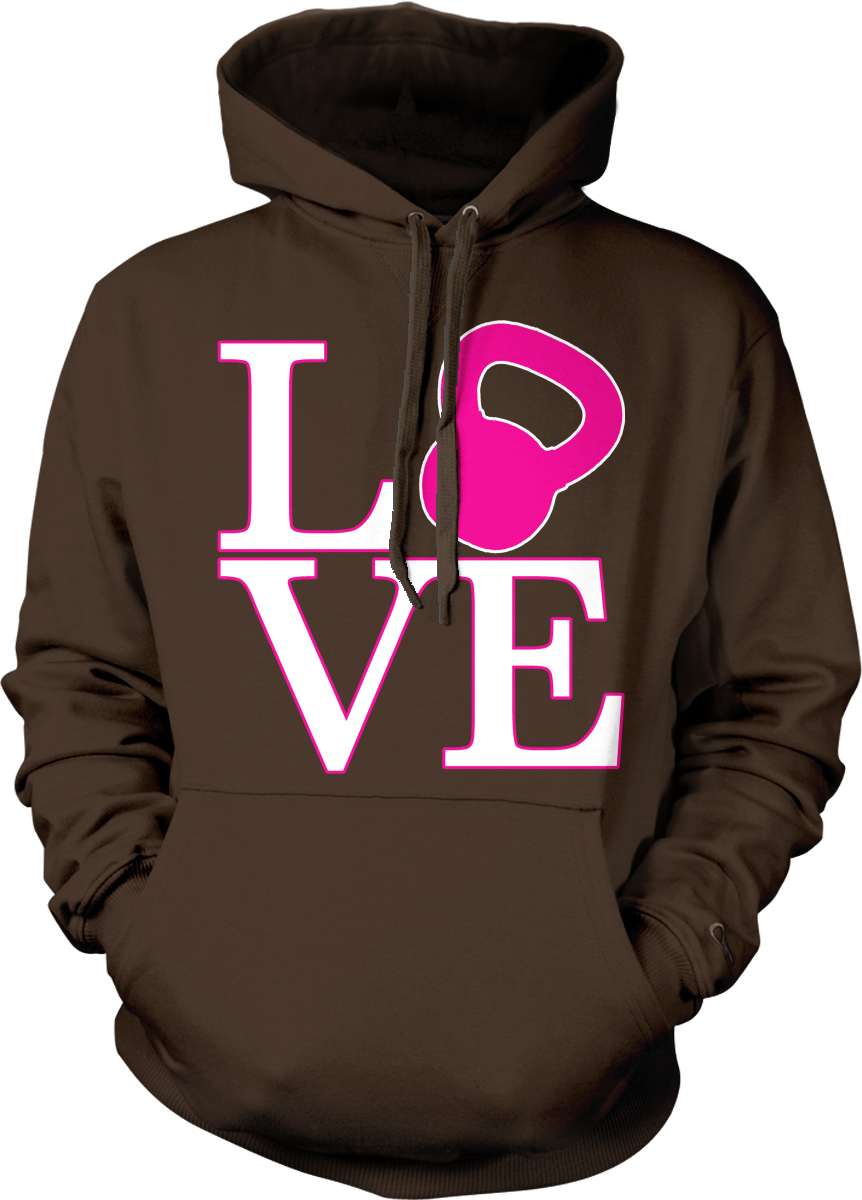 Love Kettlebell - WorkOut Weight Lift Fit Sayings Hoodie Pullover | eBay