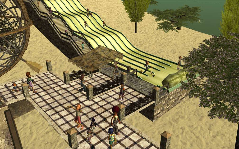 My Projects - TexMod Customized Add-Ins, MakeOvers for My Park - Giant Slide, Image 16