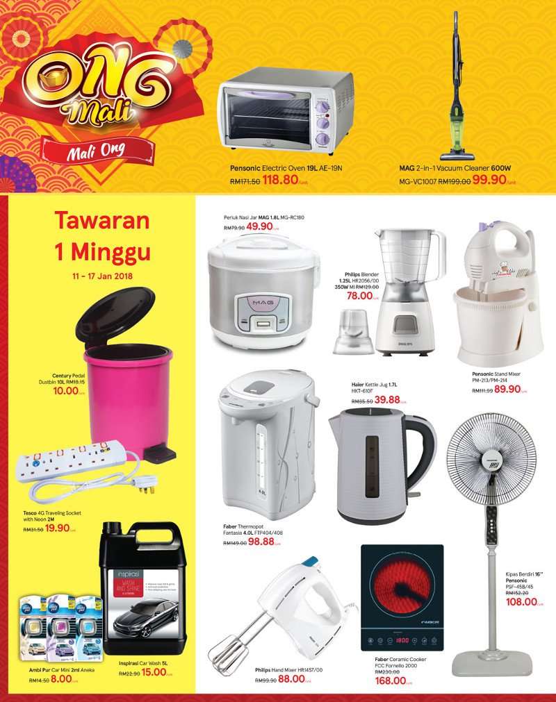 Tesco Malaysia Weekly Catalogue (11 Jan - 17 Jan 2018)