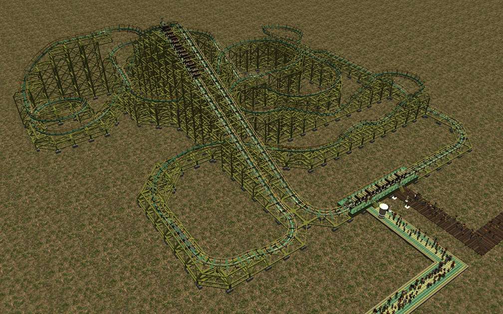 My Downloads - Coasters, Rides, & Attractions - Coaster: Miner '49'er - Demo Screenshot, Image 03