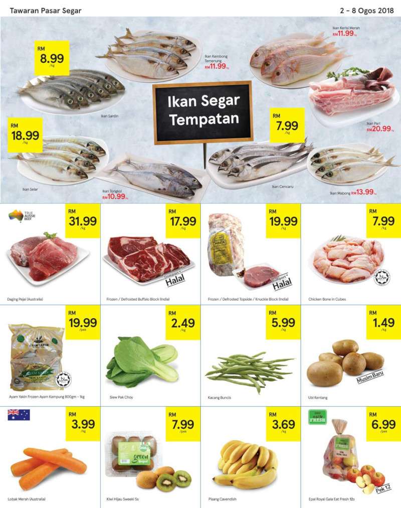 Tesco Malaysia Weekly Catalogue (2 August - 8 August 2018)