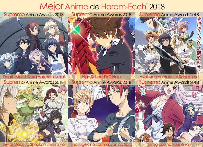Final X Categorias Nominados a Mejor Anime de Harem-Ecchi 2018
