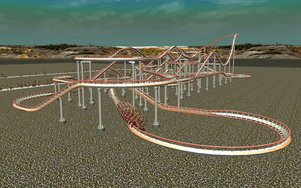 My Downloads - Coasters, Rides, & Attractions - Coaster: Peppermint Twist - Demo Screenshot, Image 02