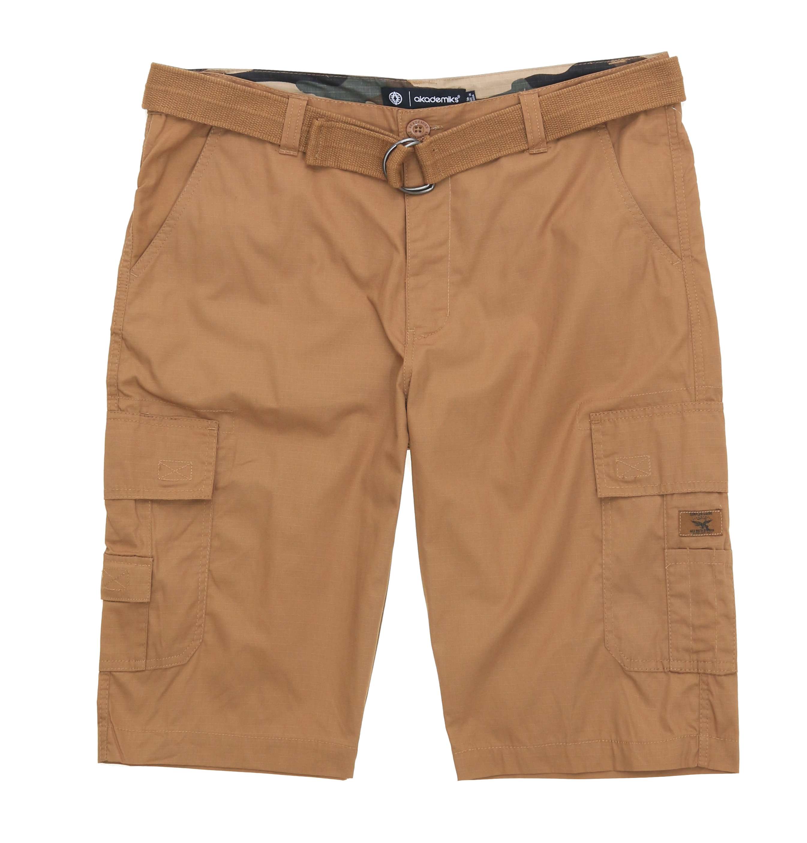 Akademiks Men's Ripstop Beekman Belted Cargo Shorts | eBay