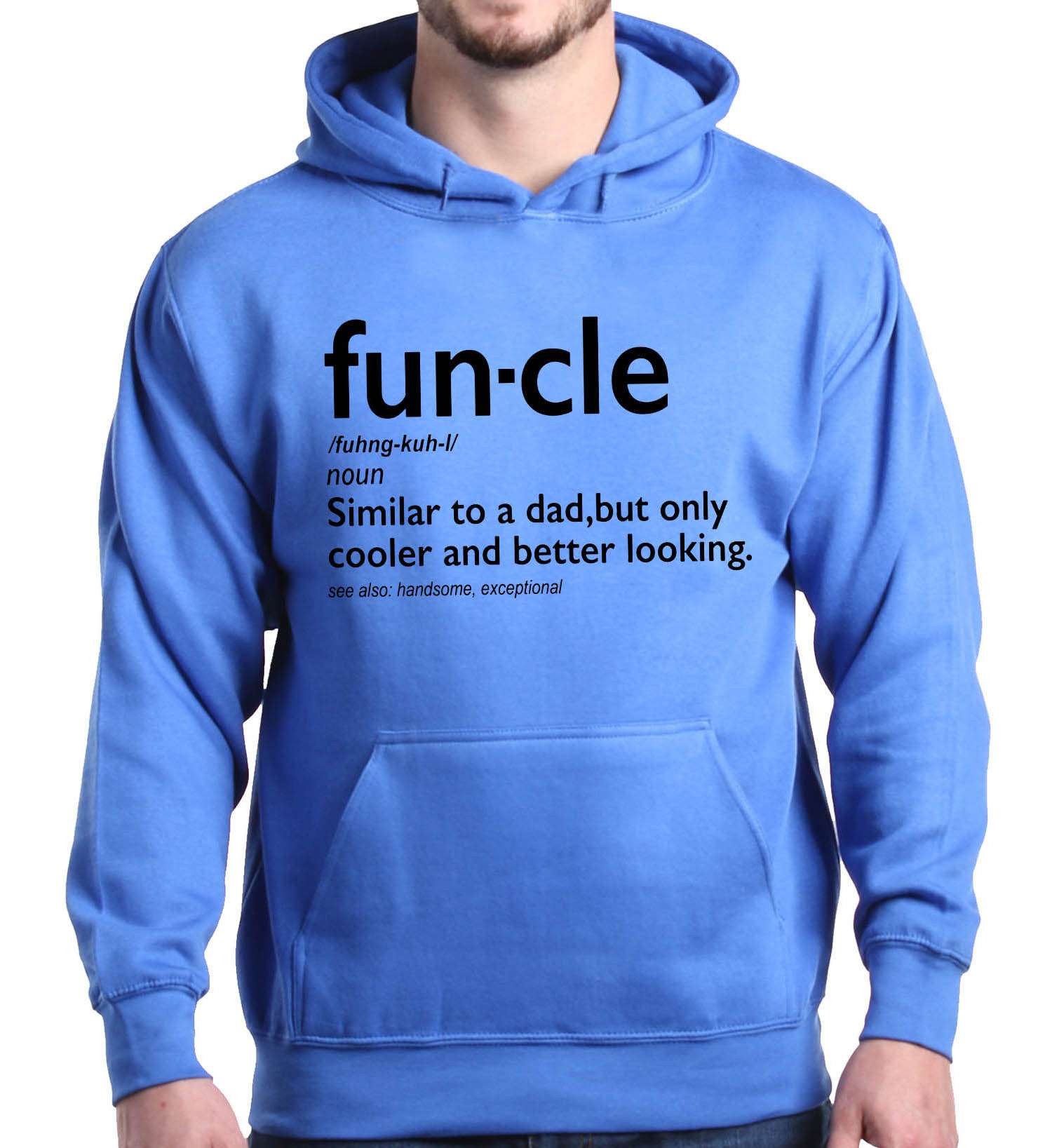Fun-cle Hoodie Funny Gift for Uncle Funcle Definition Fun Best Uncle To Be 