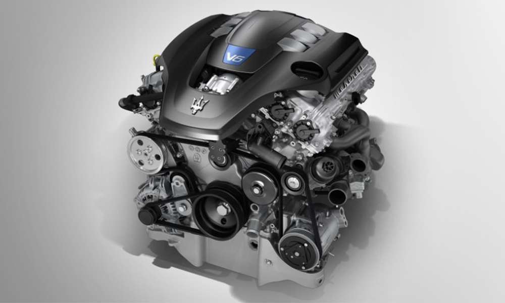 Maserati Quattroporte V6 Twin Turbo Engine