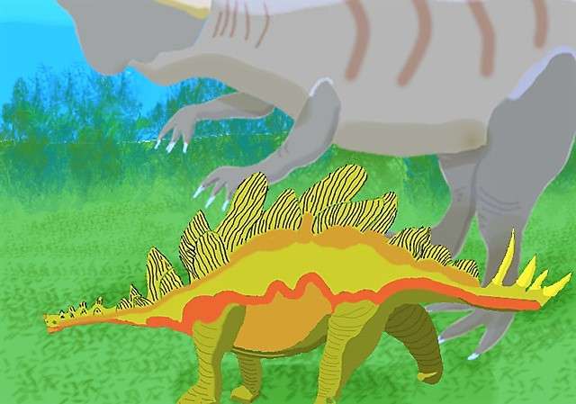 Allosaurus & Stegosaurus