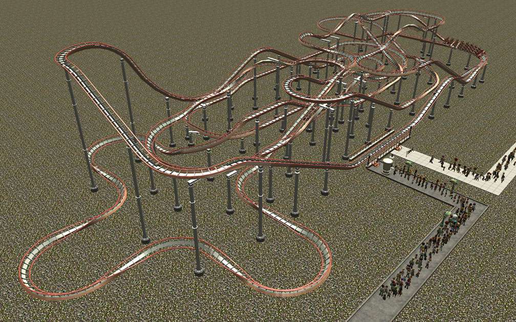 My Downloads - Coasters, Rides, & Attractions - Coaster: Peppermint Twist - Demo Screenshot, Image 03