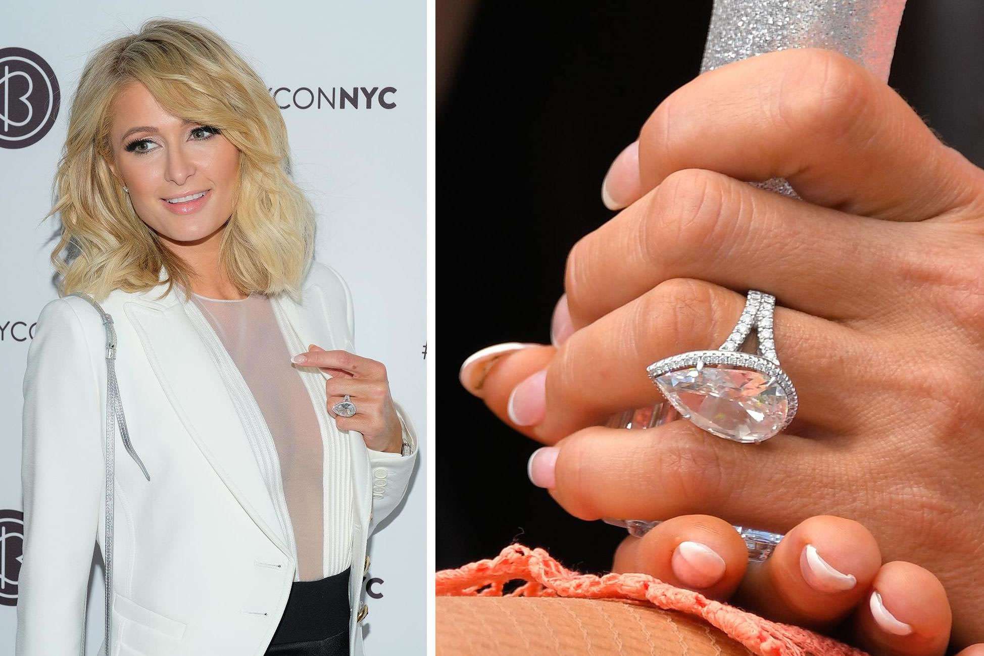 Paris Hilton anillo de compromiso