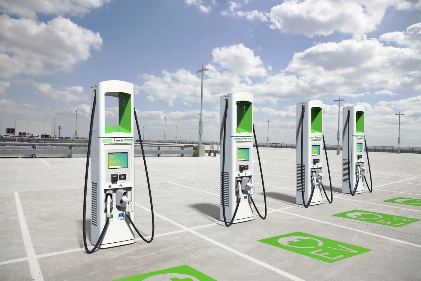 Electrify America Plug-In Hybrid EV Charging Station